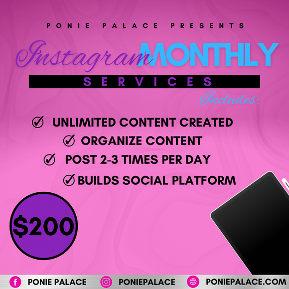 Instagram Monthly Service